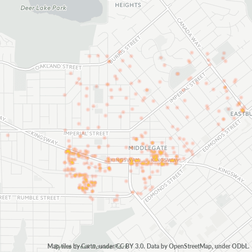 V5E Business Density Heatmap