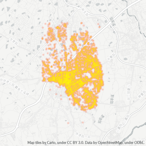 320 商業密度熱圖