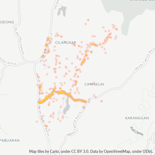 16458 Peta Panas Densitas Bisnis