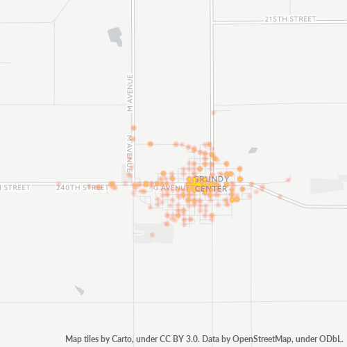 50638 Business Density Heatmap