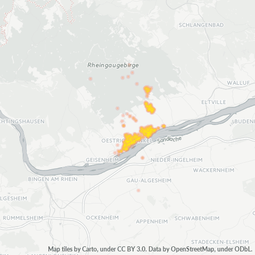 Heatmap für plz 65375