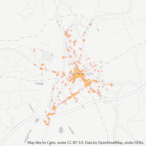 42330 Business Density Heatmap