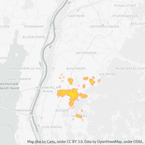Heatmap für plz 79379