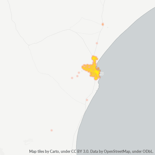 7910 Business Density Heatmap