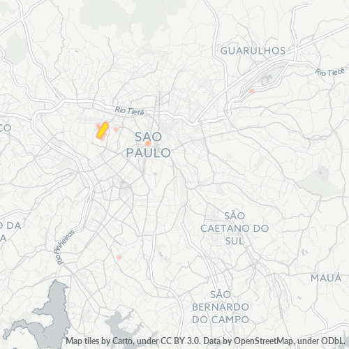 05018-000 Heatmap de Densidade da Empresa