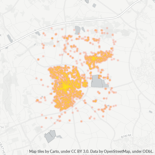 Heatmap für plz 47906