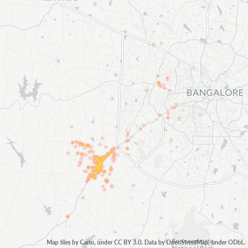 560074 Business Density Heatmap