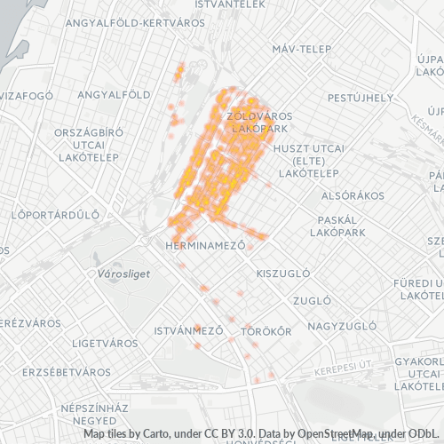 1142 Vállalati sűrűségi térkép