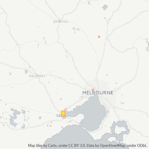 3215 Business Density Heatmap