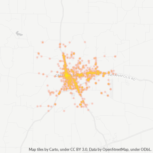 46135 Business Density Heatmap