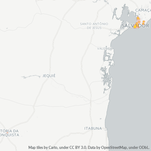 40150-000 Heatmap de Densidade da Empresa