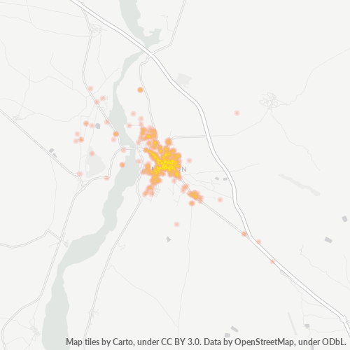 22400 Mapa de densitat de negocis 22400 Mapa de densitat de negocis