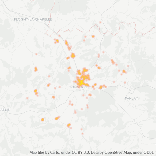 89700 Mapa de densitat de negocis 89700 Mapa de densitat de negocis