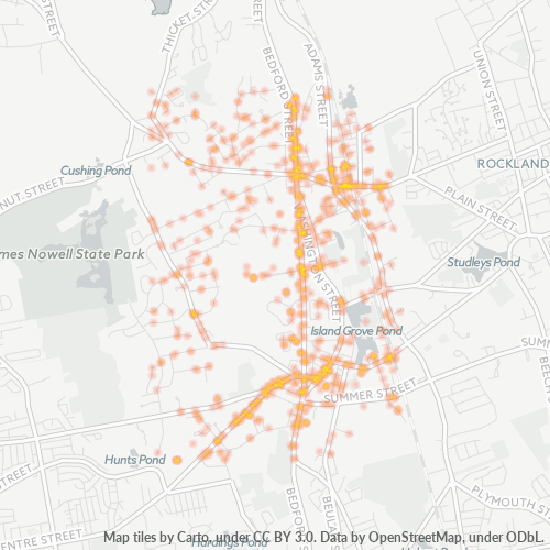 02351 Business Density Heatmap