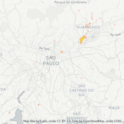 07030-000 Heatmap de Densidade da Empresa