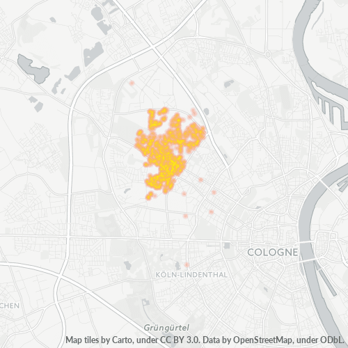 50827 Standortdichte-Heatmap