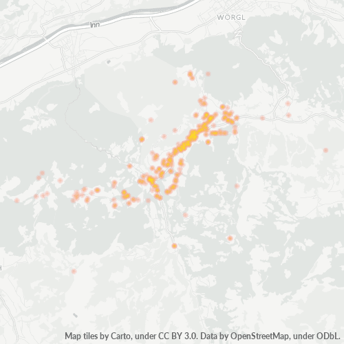 Heatmap für postleitzahl 6311