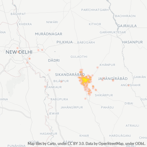 203001 Business Density Heatmap
