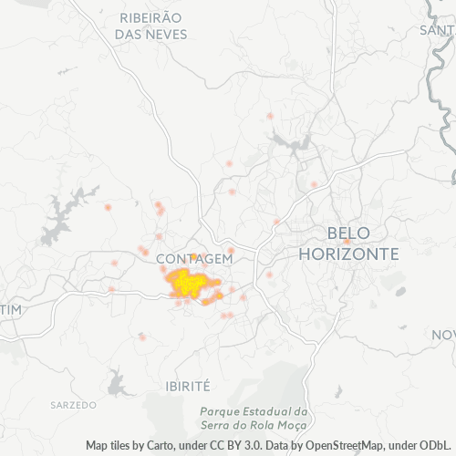 32280-000 Heatmap de Densidade da Empresa