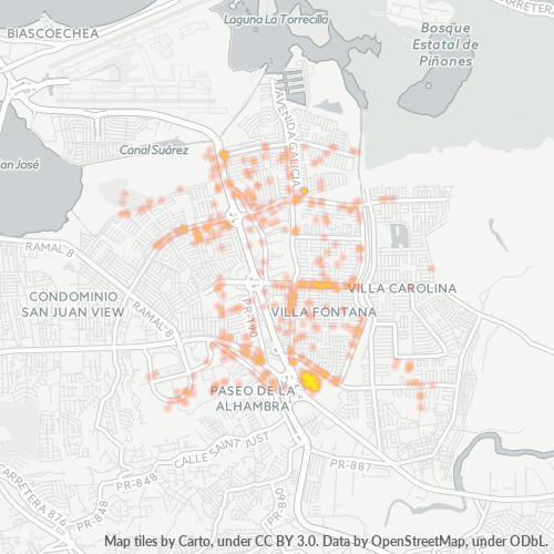 00983 Mapa de calor de densidad empresarial