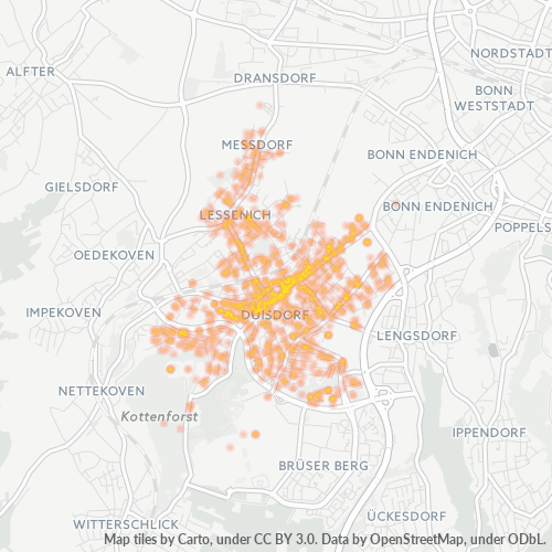 53123 Standortdichte-Heatmap