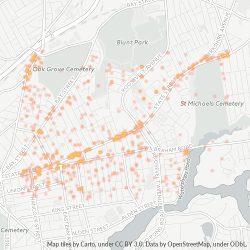 01109 Business Density Heatmap
