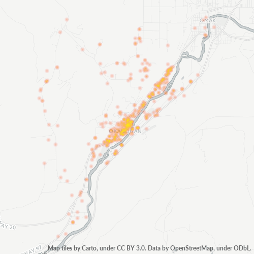 98840 Business Density Heatmap