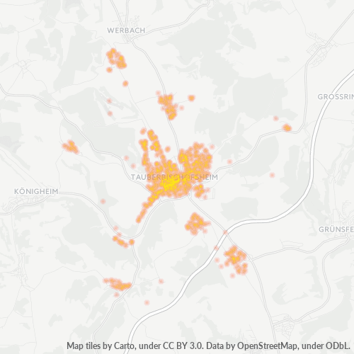 Heatmap für plz 97941