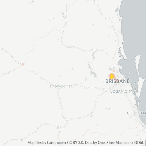 4055 Business Density Heatmap