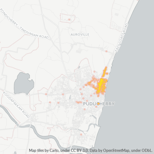 605003 Business Density Heatmap