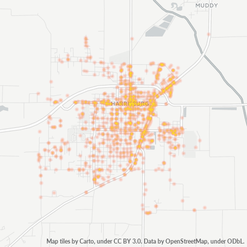 62946 Business Density Heatmap