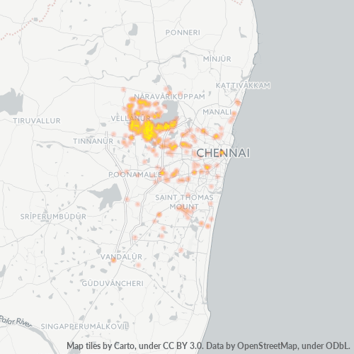 600062 Business Density Heatmap