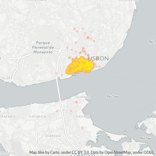 1200 Heatmap de Densidade da Empresa