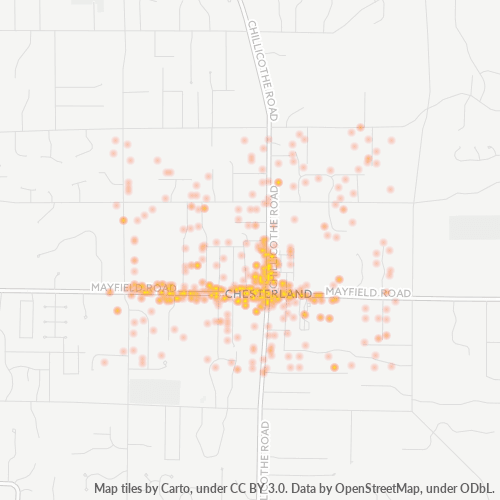 44026 Business Density Heatmap