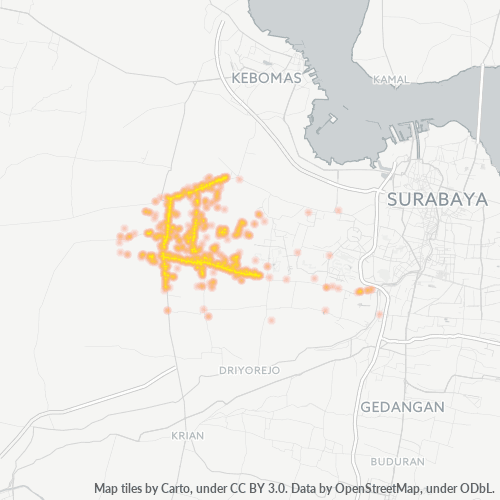 61174 Peta Panas Densitas Bisnis