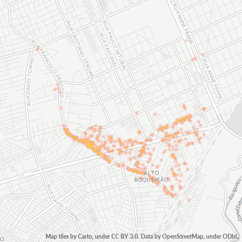 81770-000 Mapa de calor de densidad empresarial