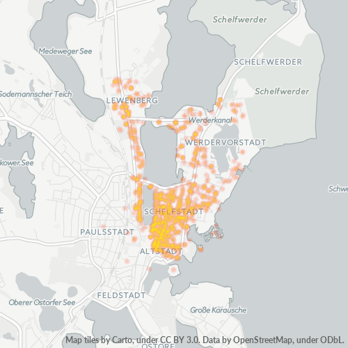 Heatmap für plz 19055