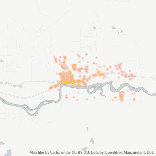 98294 Business Density Heatmap