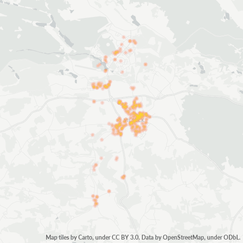 Heatmap für plz 92249