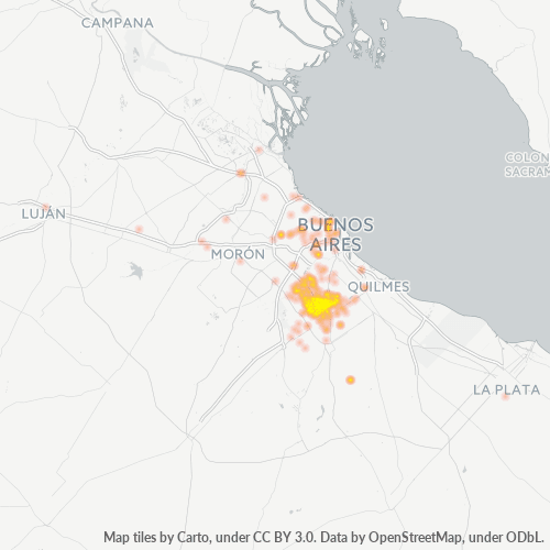 1832 Heatmap de Densidade da Empresa