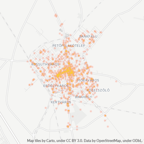 6100 Vállalati sűrűségi térkép
