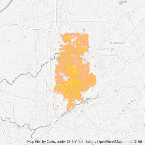 30319 Business Density Heatmap