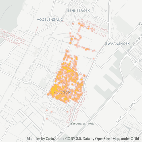 2181 Heatmap Bedrijfsdichtheid