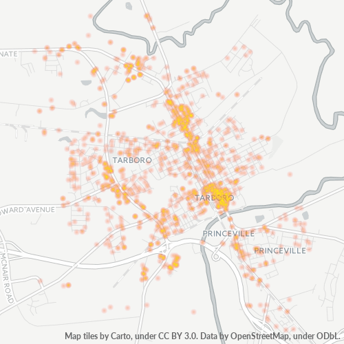 27886 Business Density Heatmap
