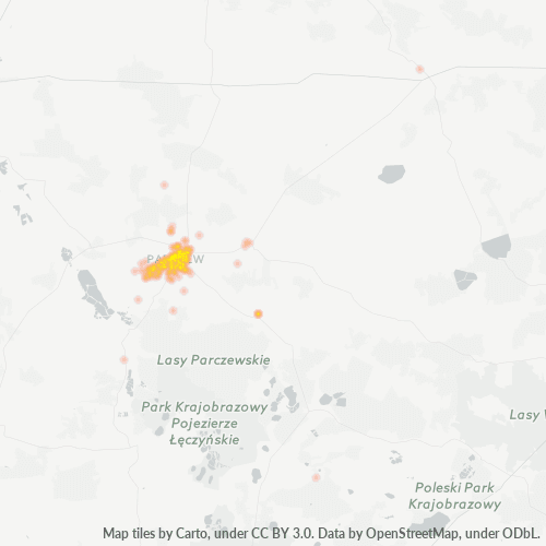 21-200 Mapa intensywności działalności gospodarczej