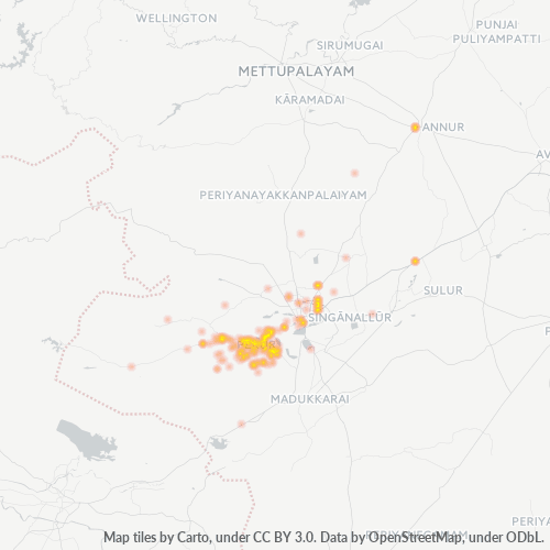 641010 Business Density Heatmap
