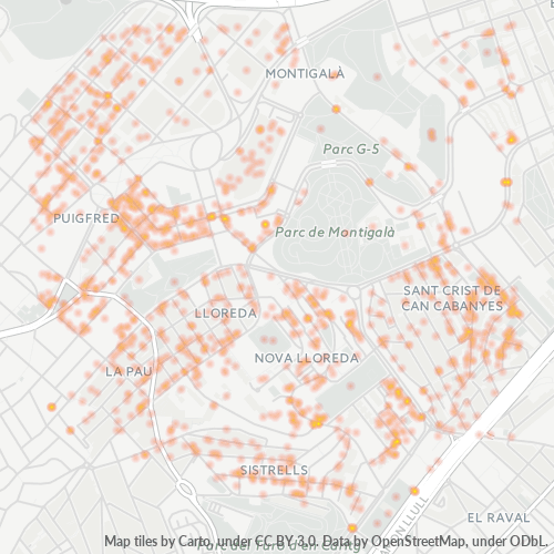 08917 Mapa de calor de densidad empresarial