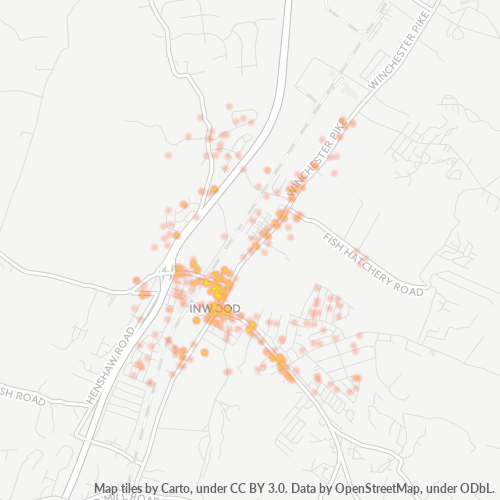 25428 Business Density Heatmap