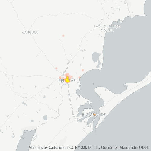 96010-000 Heatmap de Densidade da Empresa