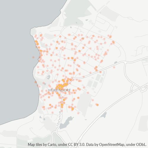 Heatmap für plz 24226
